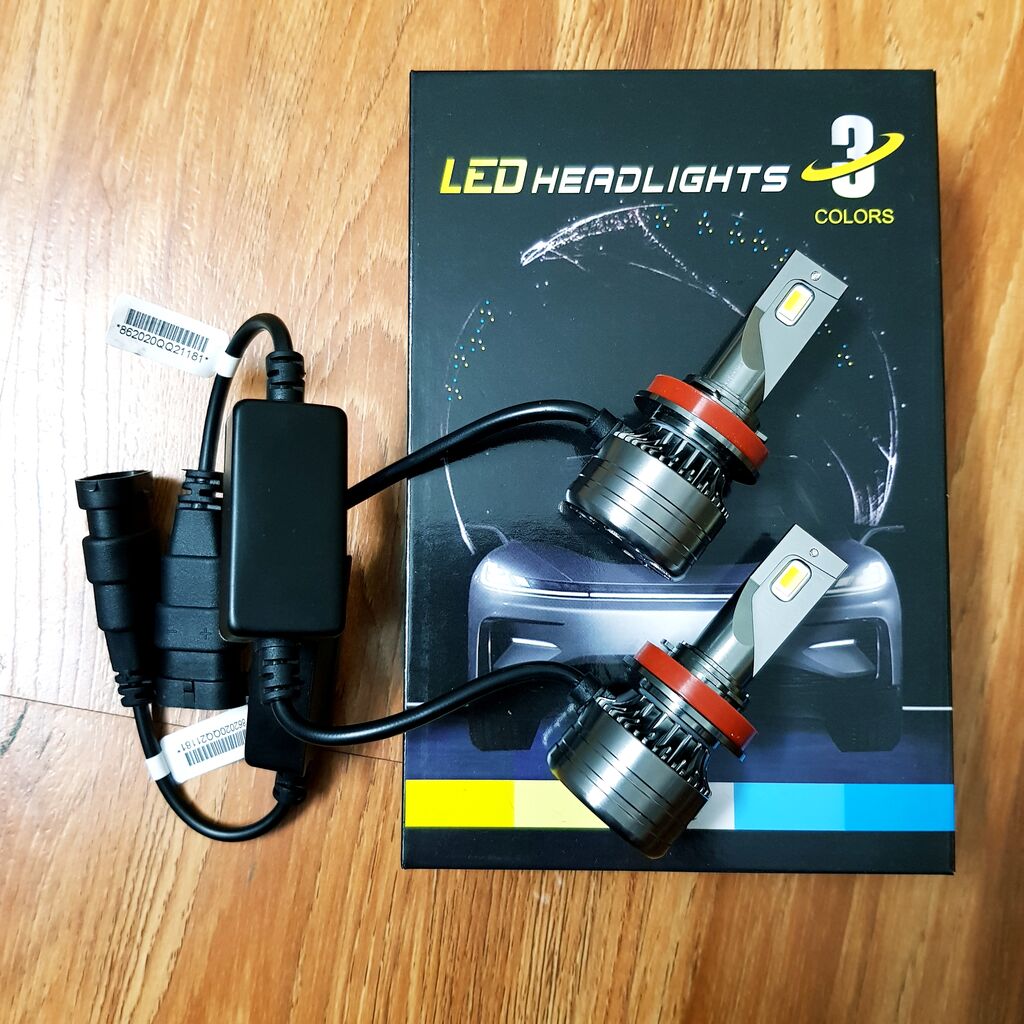 Đèn LED gầm 3 màu 3 chế độ XM70 chân 9006 ( Bảo hành 1năm ) giá 1 cặp