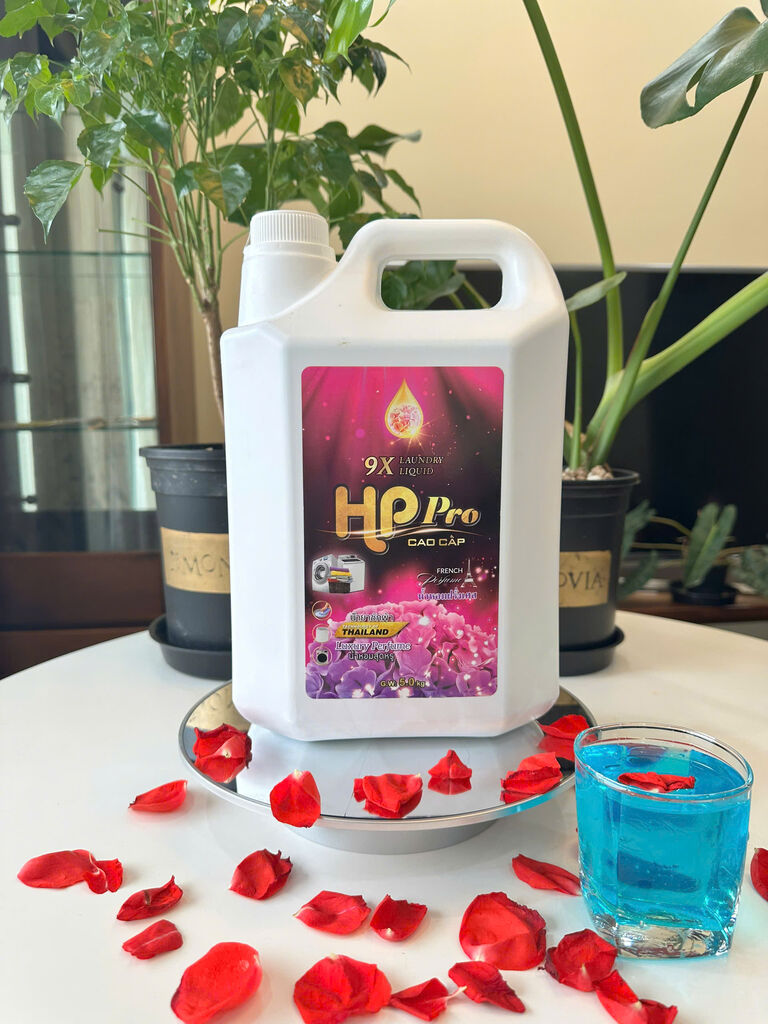1 thùng 4 can nước giặt HP Pro 5kg hương nước hoa
