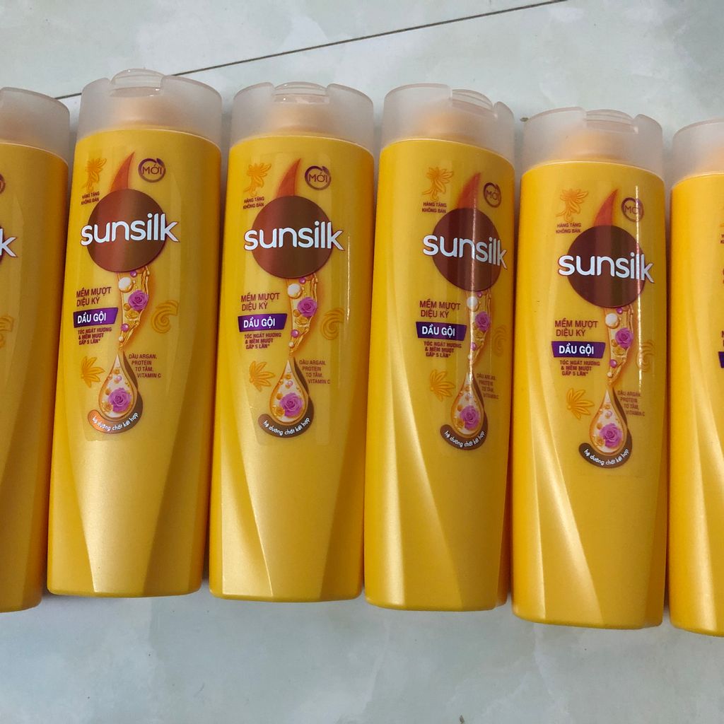 Dầu gội Sunsilk vàng hàng khuyến mại