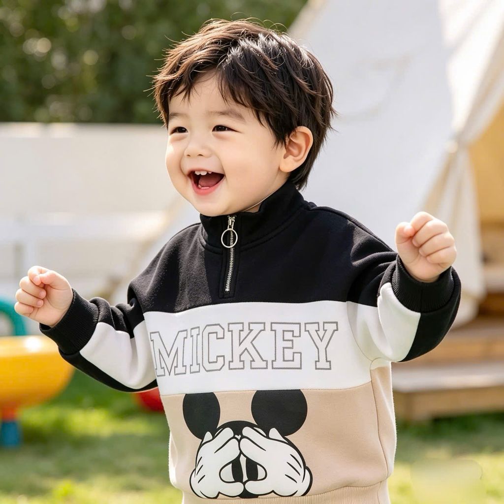 [Kho Mỹ Đình] Áo nỉ HM Mickey cho bé, các chị, các mẹ size 1,5/2y-14+ tuổi (lỗi nhẹ) C3322 