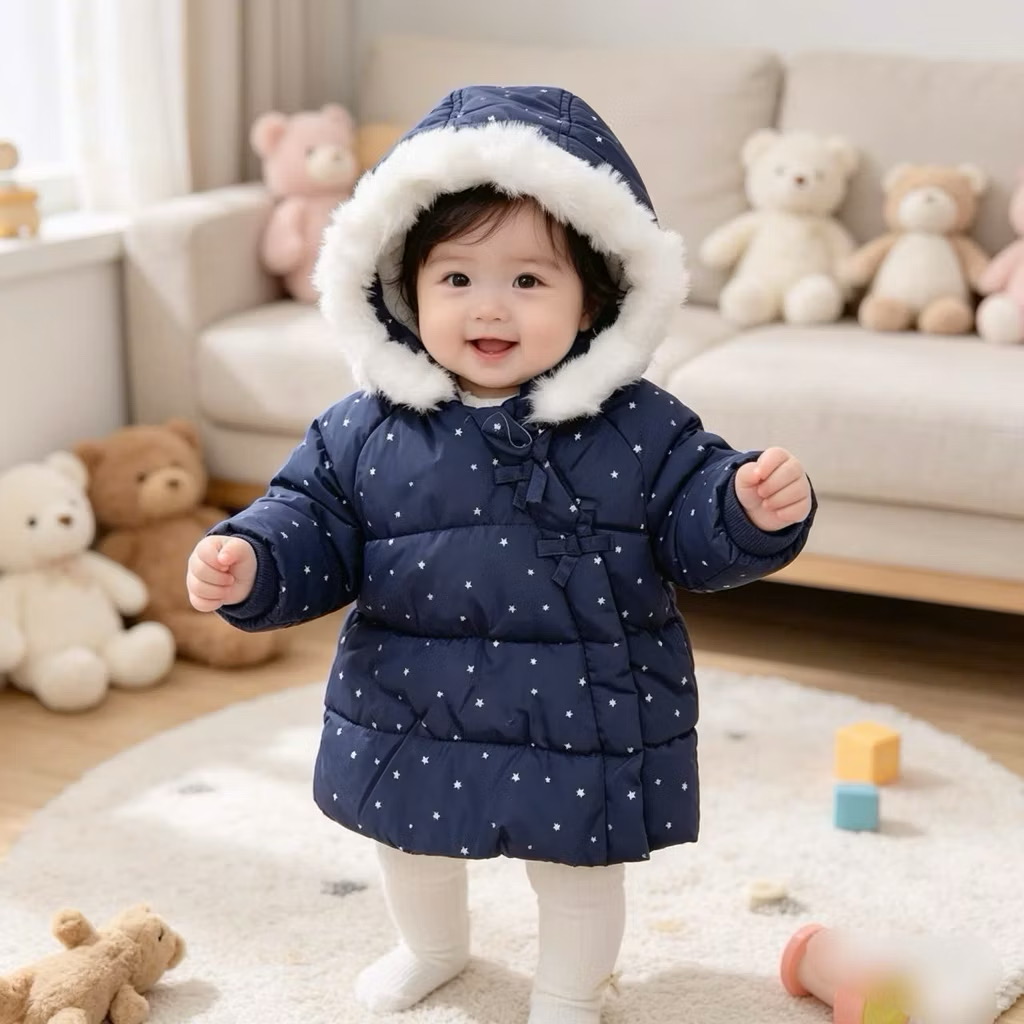 [Kho Mỹ Đình] 68 cm  Up to 7 kg C6782 .Áo phao lot lông xuất dư Inextenso 