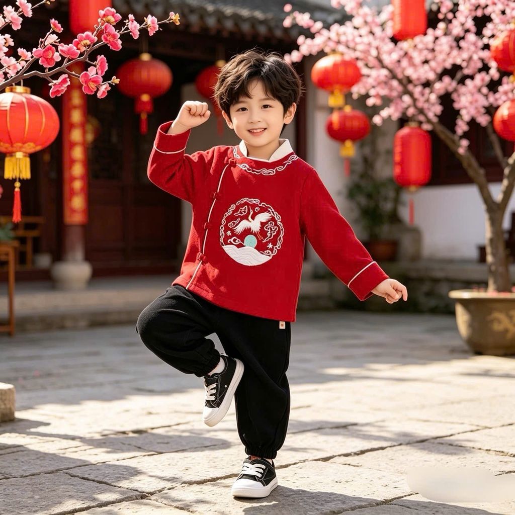 22B440 .Bộ lễ phục mặc Tết lễ hội du xuân size 80-130