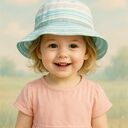 [Kho Mỹ Đình] (1-7 tuổi) F0939-1 Mũ chống nắng UV upf50 đeo được 2 mặt xuât dư 