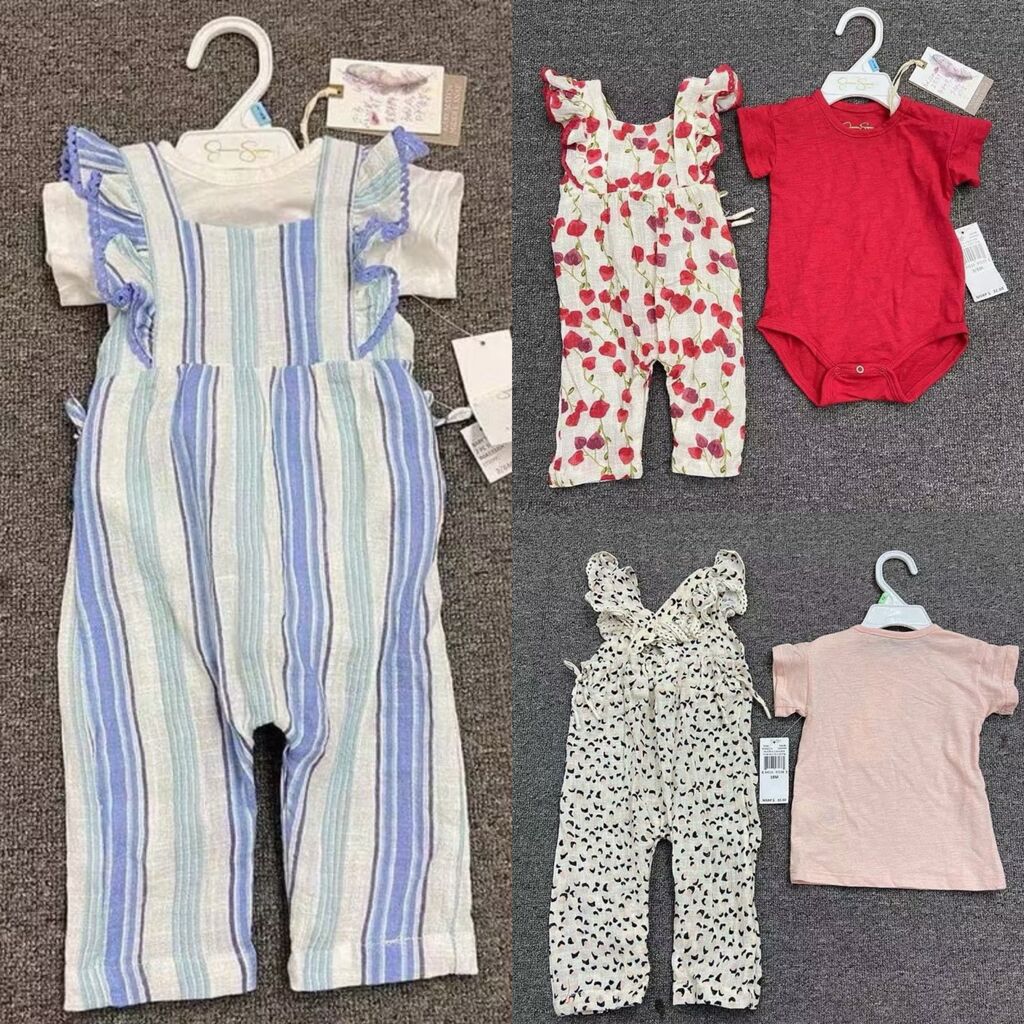 [Kho Mỹ Đình] 0/3 - 36m F0838 Set yếm Jessica Simpson