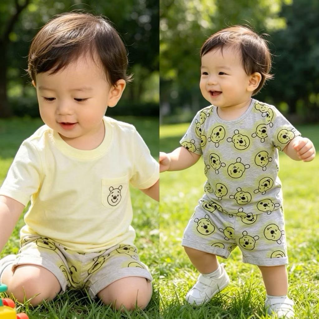 C6253 Set 3 D.isney gấu pooh size 0/3-24m