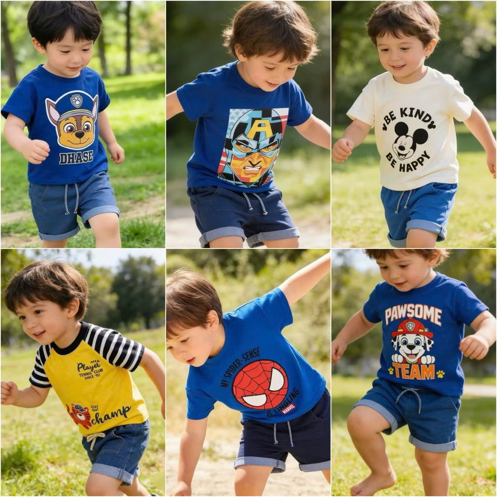 [Kho Mỹ Đình] 6-16kg Set bộ bé trai mùa hè 9-12m>4-5y X04-021 A1042 C2656 C1131 C6310 E0371