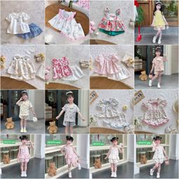 [Kho Mỹ Đình] Size 1-6y(9-26kg) OP Set bộ bé gái mùa hè nhiều mẫu 3381 3390 3415 3650 3589 3673