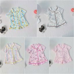 [Kho Mỹ Đình) 1-10y(10-40kg) JPy01 Bộ Pijama Pyzama chất đũi mềm mại thoáng mát cho bé gái mặc hè