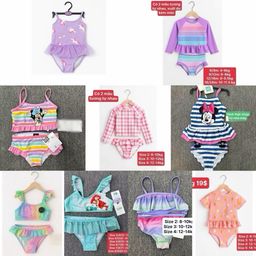 [Kho Mỹ Đình] Boi02 form bé (6m-8y)Set bộ bơi bé gái xuất dư xịn từ 6m - 8y