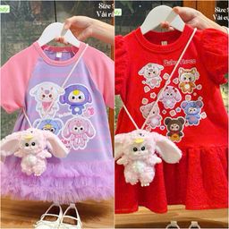 [Kho Mỹ Đình] 2-12y(13-47kg) Sofia Váy bé gái mùa hè S4764 S4774