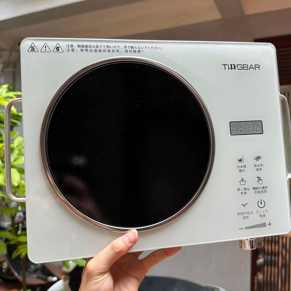 [Kho Long Biên] Bếp Hồng Ngoại Đa Năng hãng TINGBAR mặt kính ,Cảm Ứng, Công Suất 2200w,Hẹn Giờ