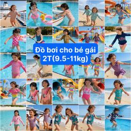 [Sale lẻ size] 2 tuổi(9.5-11kg)  Đồ bơi bé gái , đồ mùa hè cho bé lẻ size giá tốt
