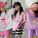 [Kho Mỹ Đình] 2/3-11/12y(12-45kg) Set bộ bé gái cộc tay mặc hè Jam&Jenny MLS J&J