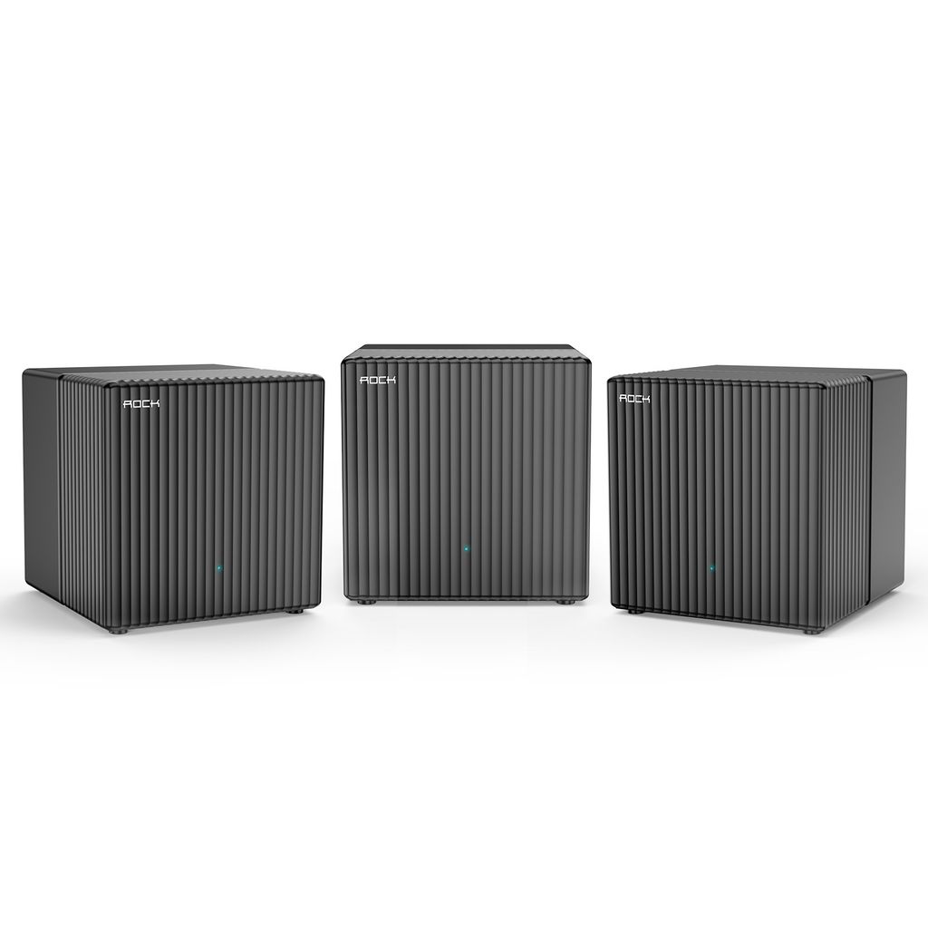 Hệ thống Mesh Wifi 6 Rock Space AX1800 (Bộ 3 thiết bị) – Phổ Kết Nối Mạnh Mẽ, Wifi Tốc Độ Vượt Trội