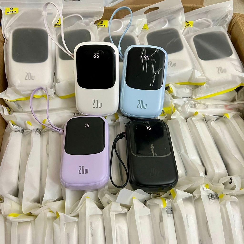 Hàng mới - Sạc Dự Phòng Sạc Nhanh Baseus 20000mah Qpow Pro ( GIAO MÀU NGẪU NHIÊN)