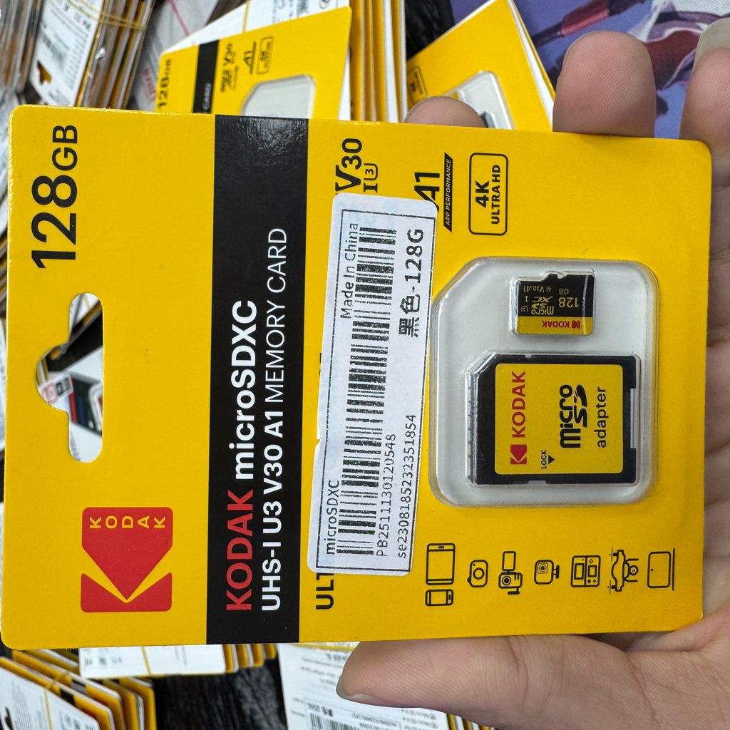Thẻ nhớ kodak 128G chính hãng nhập nhật
