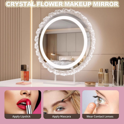 GƯƠNG TRANG ĐIỂM PHA LÊ LED 3 MÀU ÁNH SÁNG