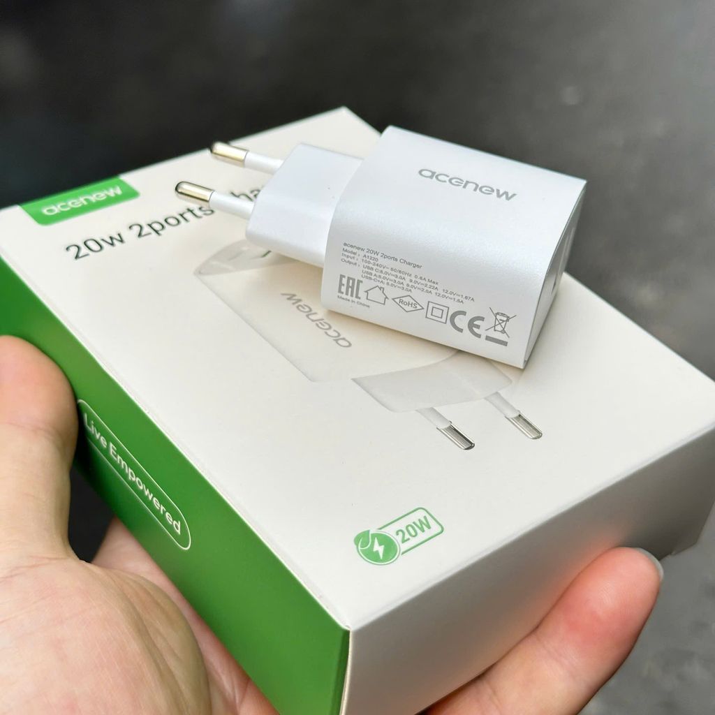 Cốc 20W 2 Cổng ACEN