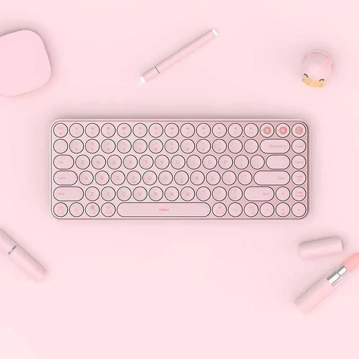 Bàn phím không dây Bluetooth hãng Xiaomi MIIIW Keyboard Air 85 MWXKT01 ( mầu Hồng )