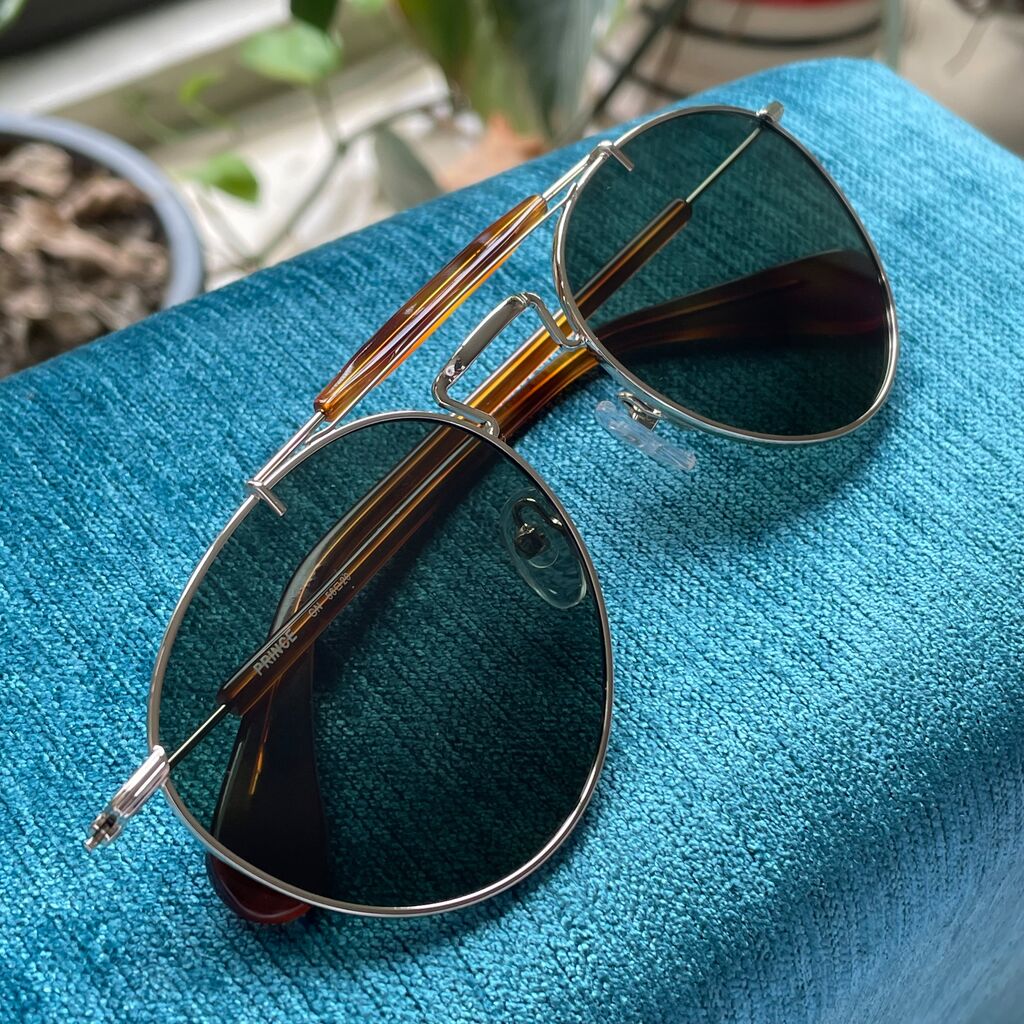 Kính mát PRINCE 608467 Sunglasses gọng vàng (không hộp) - Ảnh 5