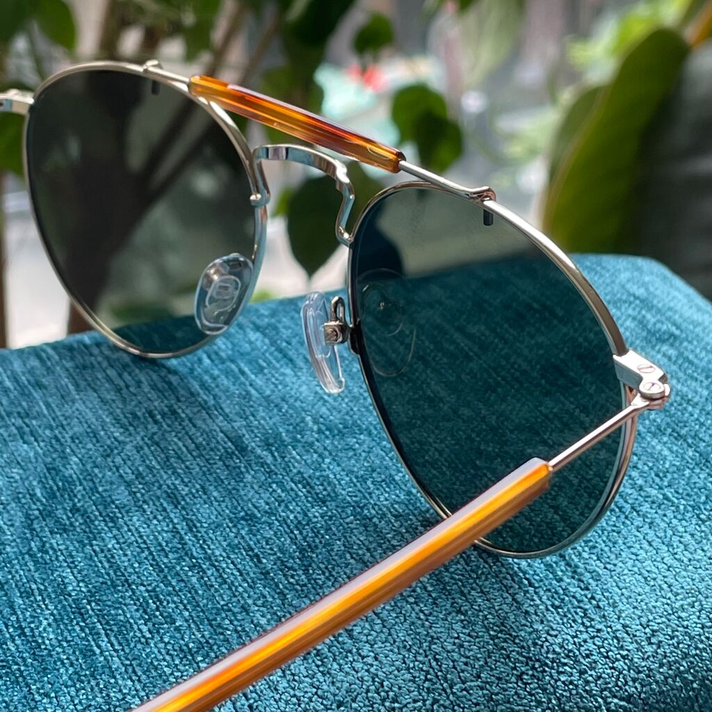 Kính mát PRINCE 608467 Sunglasses gọng vàng (không hộp) - Ảnh 4