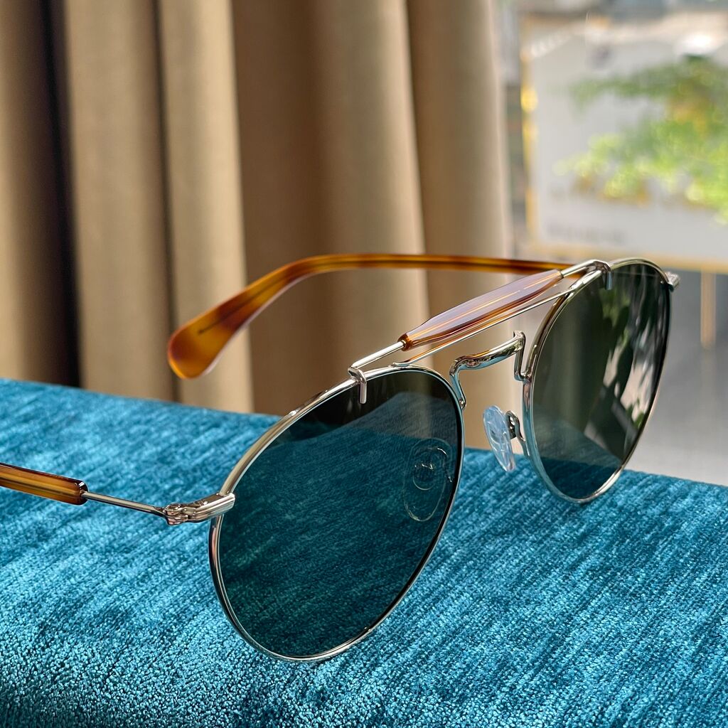 Kính mát PRINCE 608467 Sunglasses gọng vàng (không hộp) - Ảnh 6