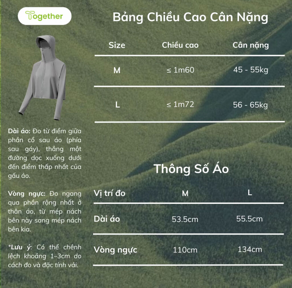 Áo Chống Nắng TOGETHER dáng ngắn cánh dơi,vải CoolTouch mát lạnh, co giãn,chống UV UPF50+ - Ảnh 2