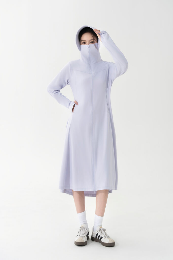 Áo Chống Nắng Toàn Thân Nữ TOGETHER, Áo Khoác Chống Nắng UPF50+ Vải Thun Lạnh Cooltouch - Ảnh 7