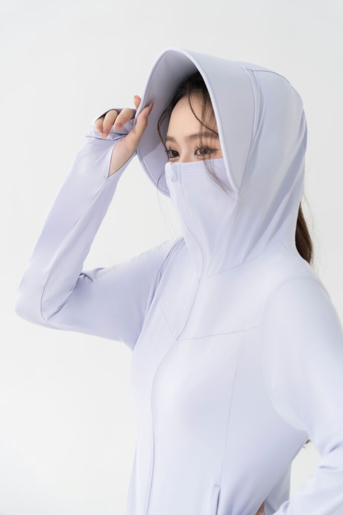 Áo Chống Nắng Toàn Thân Nữ TOGETHER, Áo Khoác Chống Nắng UPF50+ Vải Thun Lạnh Cooltouch - Ảnh 8