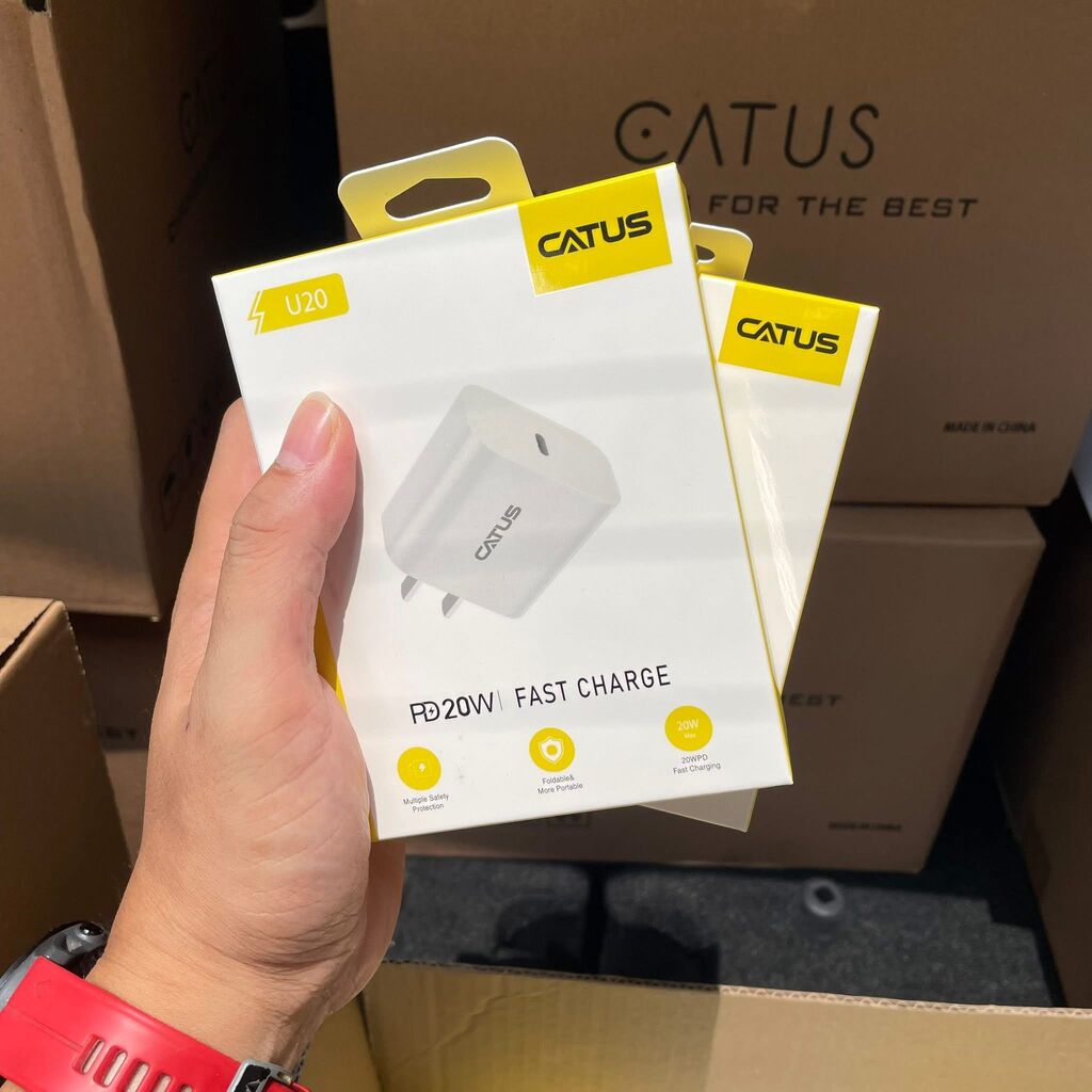 Củ sạc nhanh 20W CATUS U20 (Type-C) chính hãng - Ảnh 3