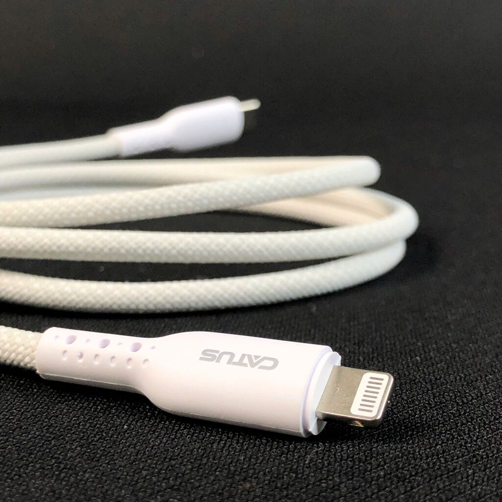 Cáp sạc nhanh PD 27W CATUS DU-CL06 (Type-C to L) dây dù trắng - Ảnh 6