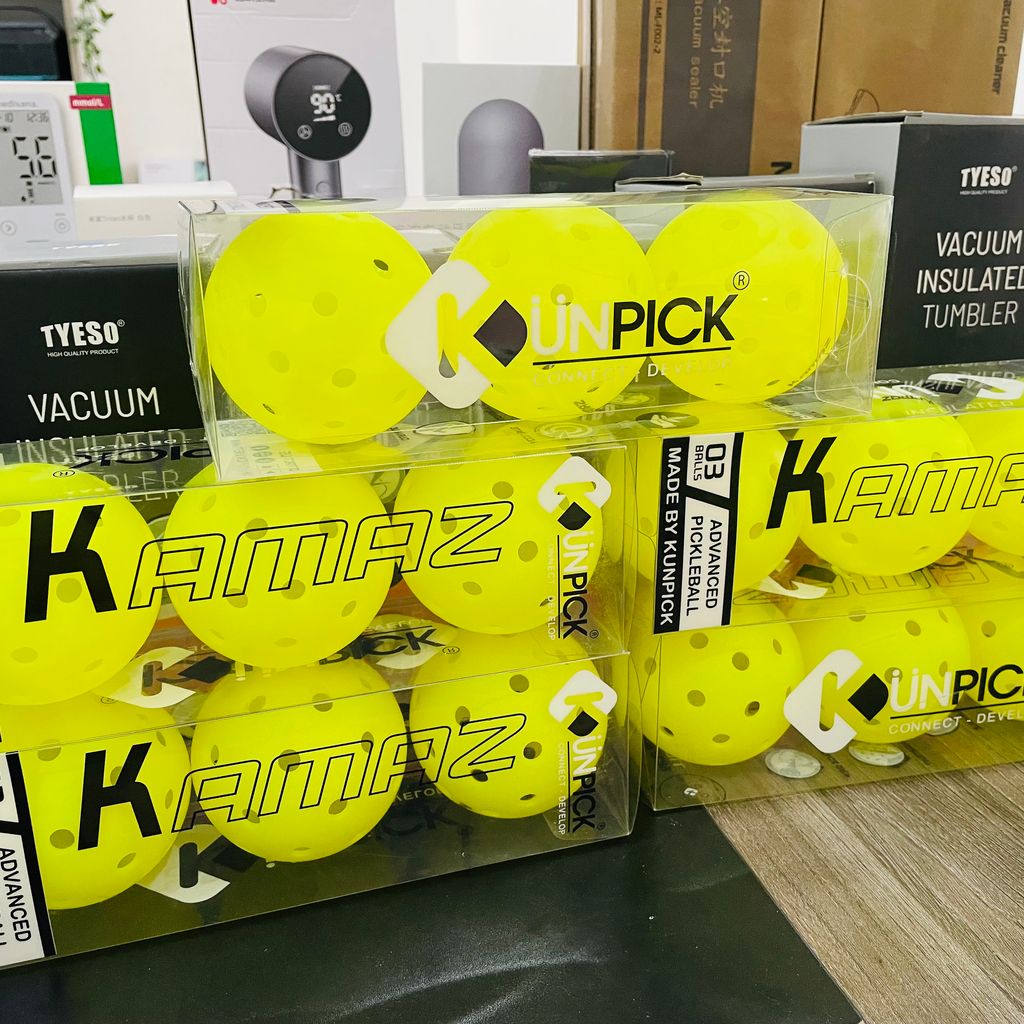 Bóng Pickleball Kamaz đạt chuẩn USAPA chính hãng Kunpick (Hộp 3 quả bóng thi đấu) - Ảnh 6