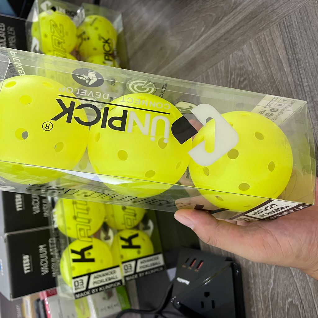 Bóng Pickleball Kamaz đạt chuẩn USAPA chính hãng Kunpick (Hộp 3 quả bóng thi đấu) - Ảnh 9