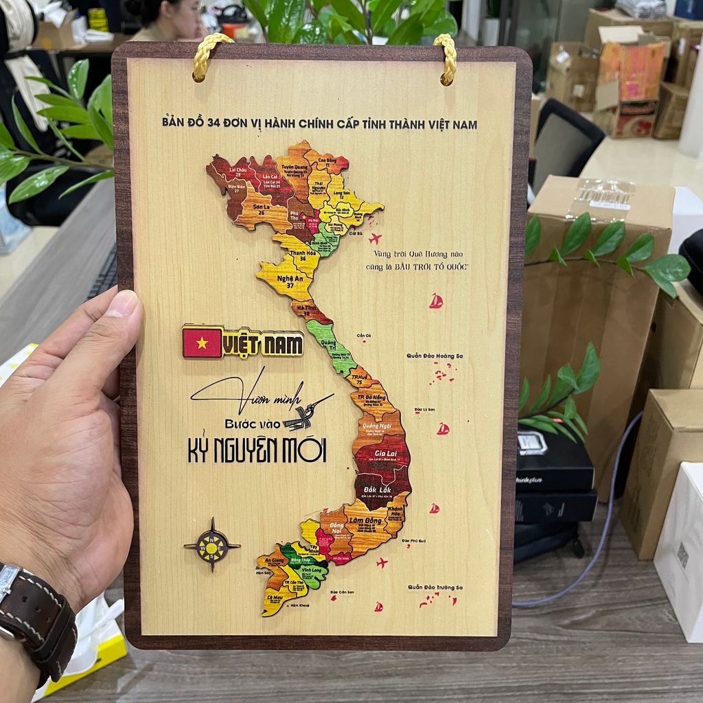 BẢN ĐỒ GỖ VIỆT NAM 34 TỈNH THÀNH - Ảnh 4