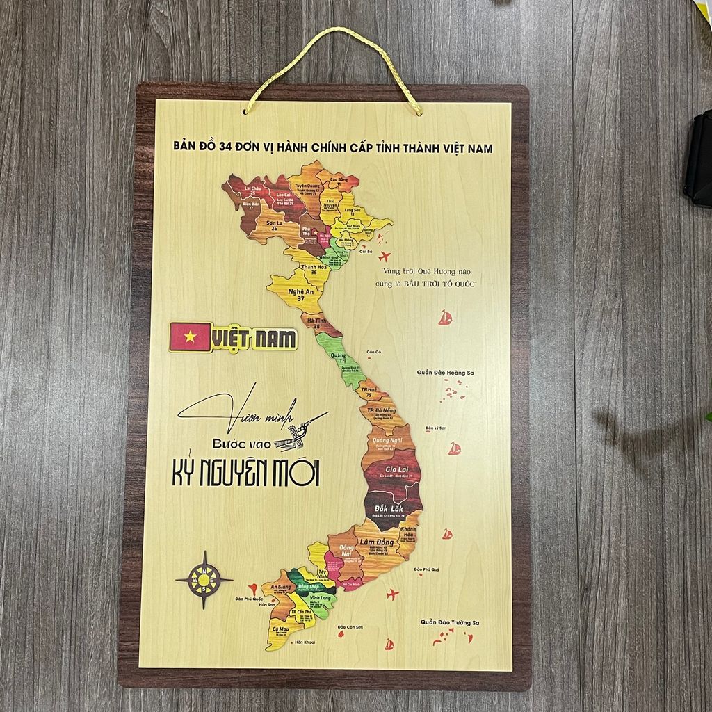 BẢN ĐỒ GỖ VIỆT NAM 34 TỈNH THÀNH - Ảnh 7