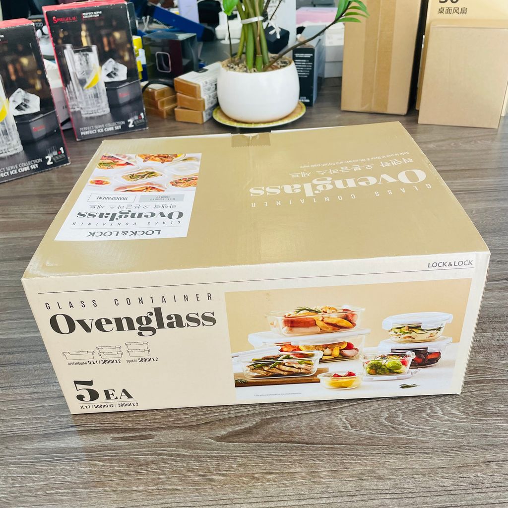 Bộ 5 hộp đựng thực phẩm thủy tinh Lock&Lock LLG445S5 - Ảnh 9