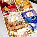  SÉT QUÀ TẾT V268 - Set bia khay gỗ 4 món kèm túi mica xách.  ( 4 màu ) - Ảnh 10