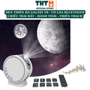 Đèn thiên hà V8 có loa bluetooth chiếu Galaxy hành tinh thiên văn decor trang trí nhà cửa phòng ngủ