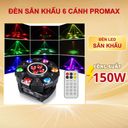 Đèn Sân Khấu Moving 6 Cánh Promax THT nâng cấp phiên bản mới nhất 2026 đèn xoay chớp theo nhạc ....