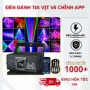 Đèn Sân Khấu Laser Vịt V8 CHILNEXX by THT Đèn Nháy Theo Nhạc Điều Khiển App và Remote cho quán bar..