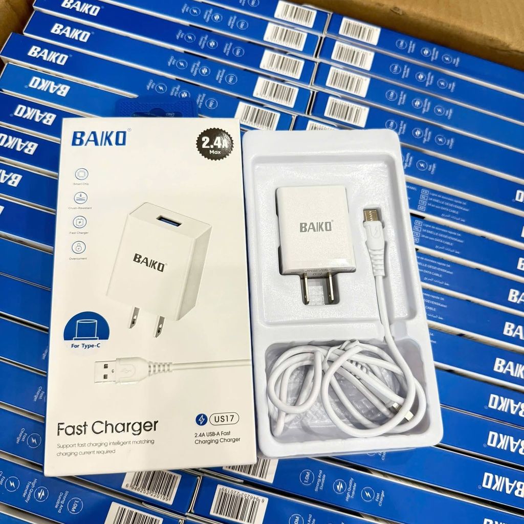 [FULL VAT] COMBO SẠC CHÍNH HÃNG BAIKO US17 – PD25W GaN SẠC NHANH, NHỎ GỌN, GIÁ SIÊU TỐT