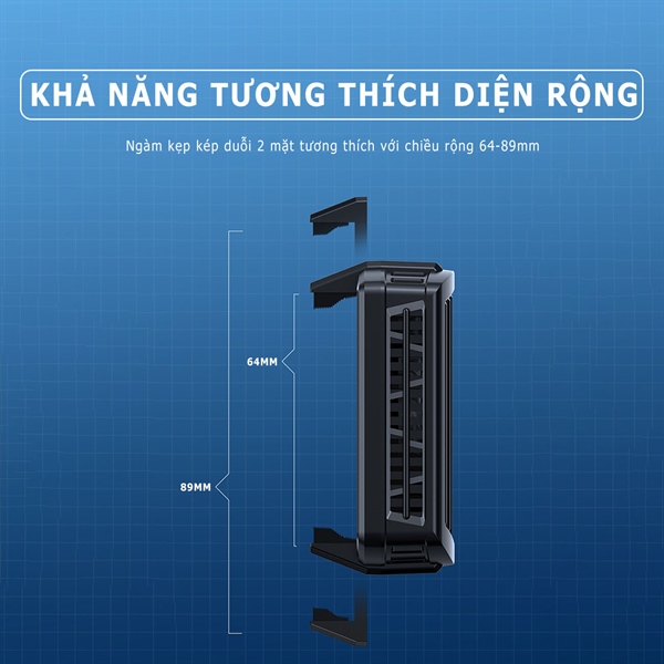 Quạt Tản Nhiệt Điện Thoại Gaming MEMO DL10 – Sò Lạnh TEC, LED RGB, Pin 2000mAh, Hiển Thị Nhiệt Độ - Ảnh 4
