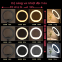 Bộ Đèn Livestream RL18A 45cm + 3 Kẹp ĐT+ Remote+Chân 8819 - Ảnh 10