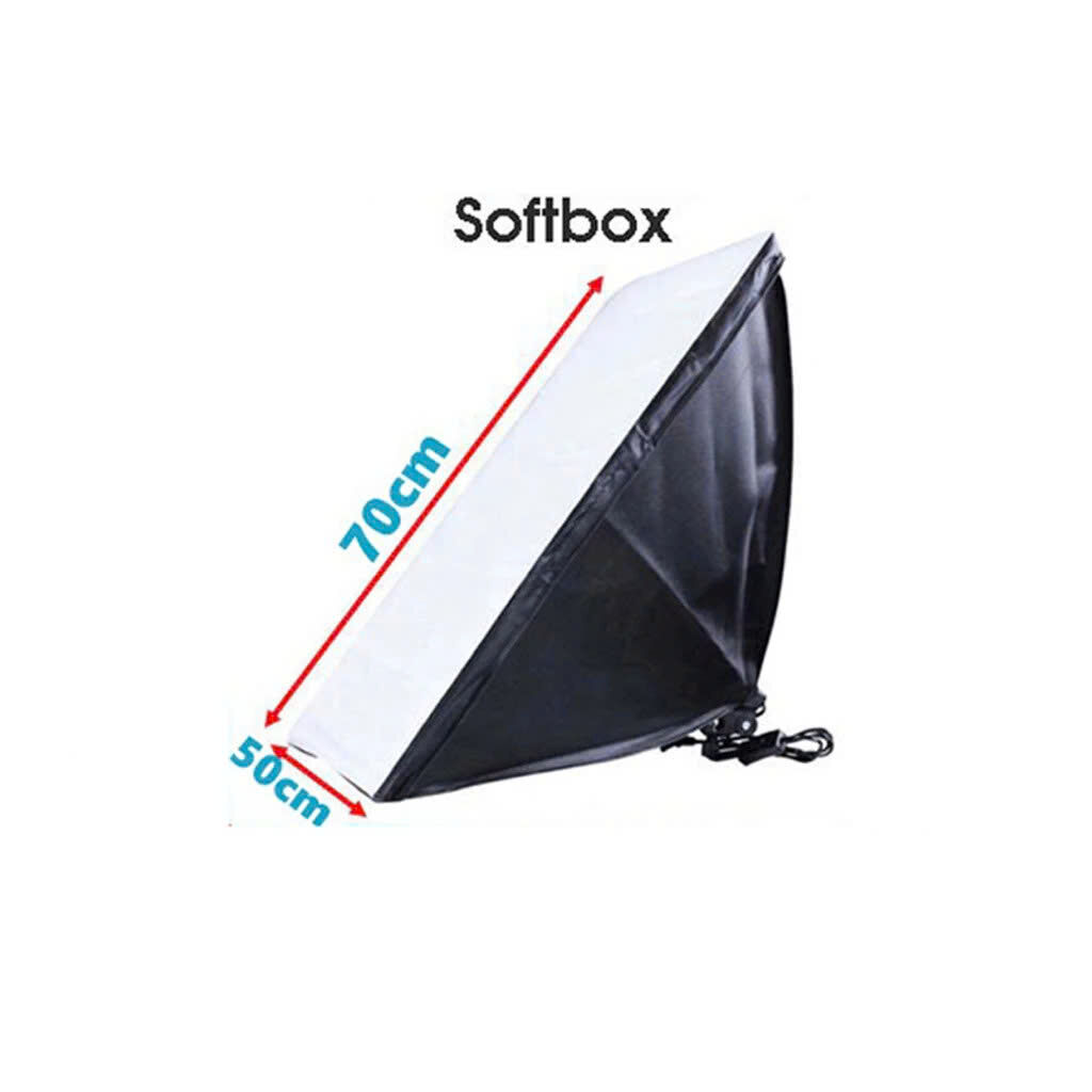 Bộ Đèn Studio 150W - Softbox D15 50x70cm Chụp Ảnh Quay Phim Livestream Chuyên Nghiệp - Ảnh 3