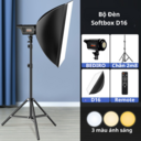 Đèn Livestream-Bộ Đèn Livestream Softbox Vuông D16-Kích Thước 60x90 – Ngàm Nhựa, Chân 2m8 - Ảnh 10