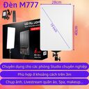 Bộ Đèn Led Chữ Nhật Hỗ Trợ Studio Chụp Ảnh Livetream M777 Kèm Chân đèn 8819 - Ảnh 10