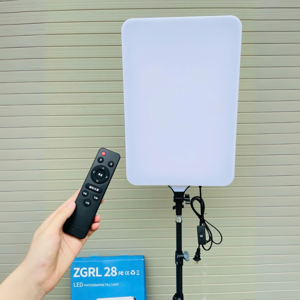 Bộ Đèn Led Chữ Nhật Hỗ Trợ Studio Chụp Ảnh Livetream ZG RL28 - Kèm Chân 8819 - Ảnh 6