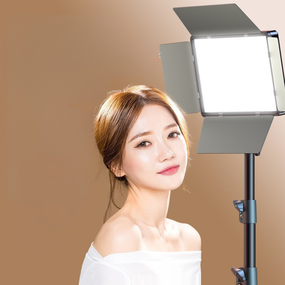 Bộ Đèn Studio Livestream Pro Led E800 – 50W – Ánh Sáng Chuyên Nghiệp Kèm Chân