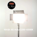 Bộ Đèn Studio Livestream Pro Led E800 – 50W – Ánh Sáng Chuyên Nghiệp Kèm Chân - Ảnh 8