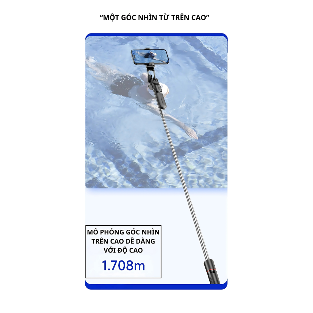 Gậy Chụp Ảnh F16 - 178cm - Màu Đen - Ảnh 8